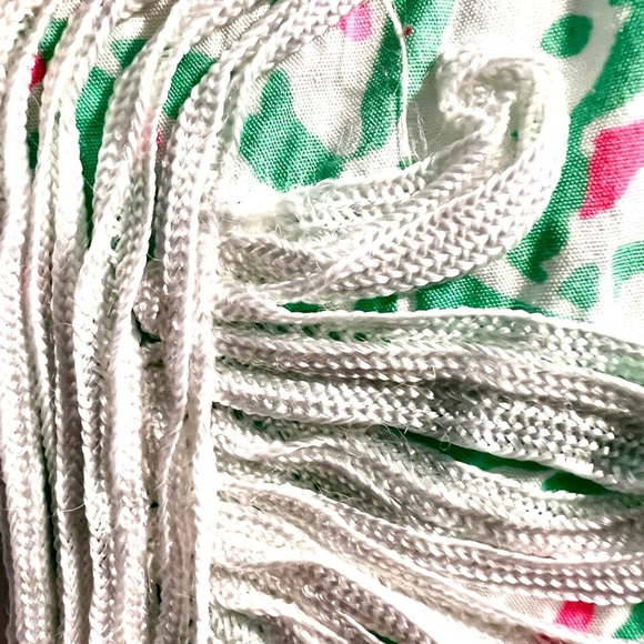 Lilly Pulitzer Short Janice Dress in Beach Bash Print, Green White & Pink Size 4 - Picture 12 of 15